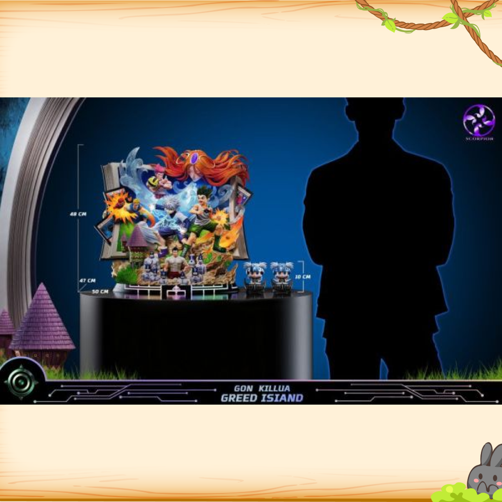 Scorpion赤蠍 > HUNTER×HUNTER全職獵人 > 貪婪之島篇 小傑&奇犽&伊妲&艾蓮娜&西索輪播圖