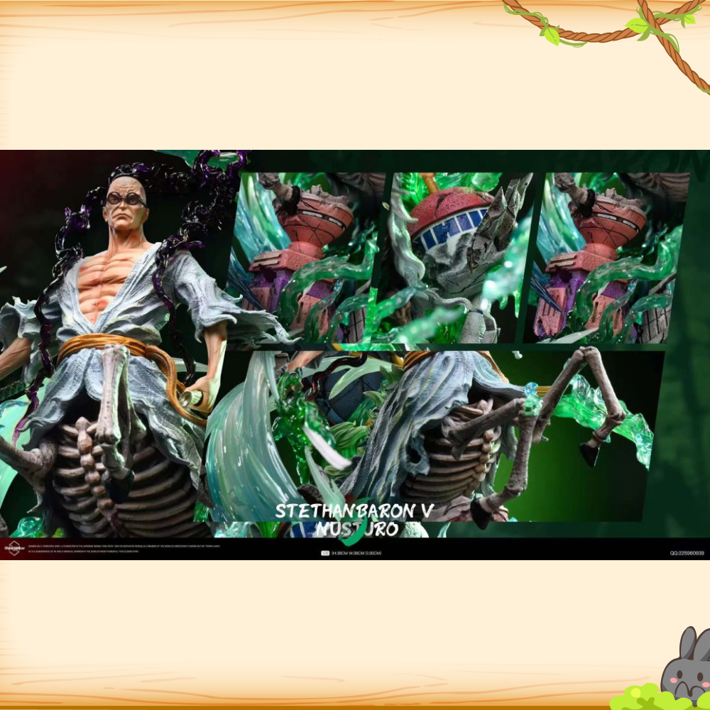 Show Maker > 海賊王 > 1/6 五老星系列 夜殘刨瀧·V·茄壽郎輪播圖