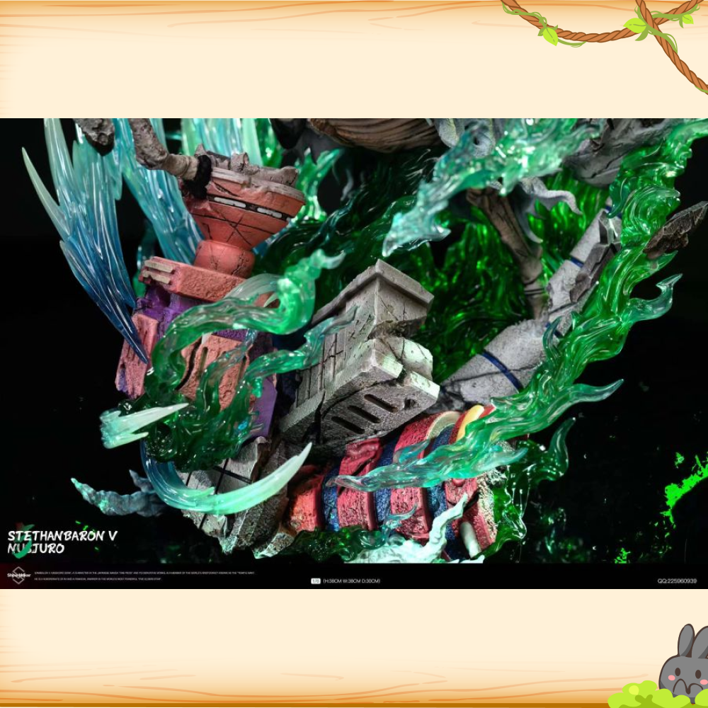 Show Maker > 海賊王 > 1/6 五老星系列 夜殘刨瀧·V·茄壽郎輪播圖