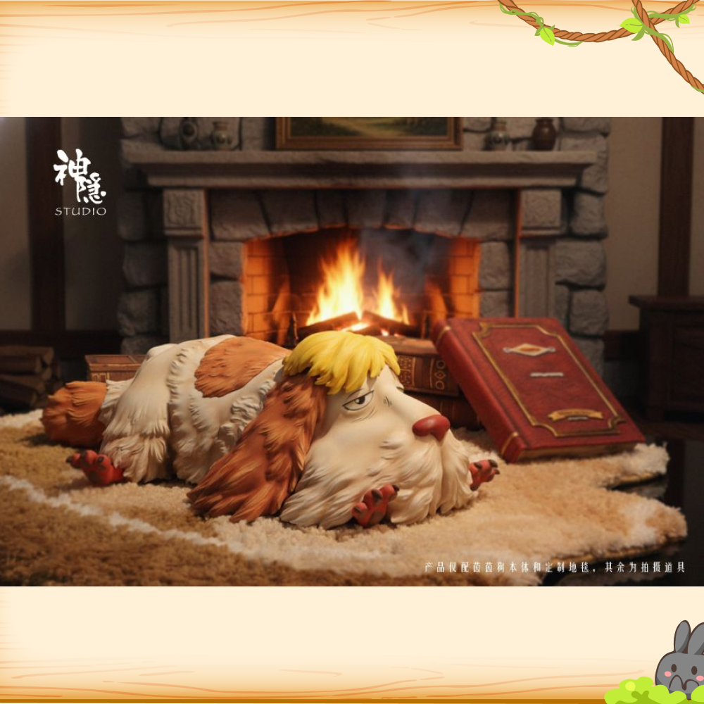 神隱工作室 > 宮崎駿 > 霍爾的移動城堡系列 休息中的茵茵