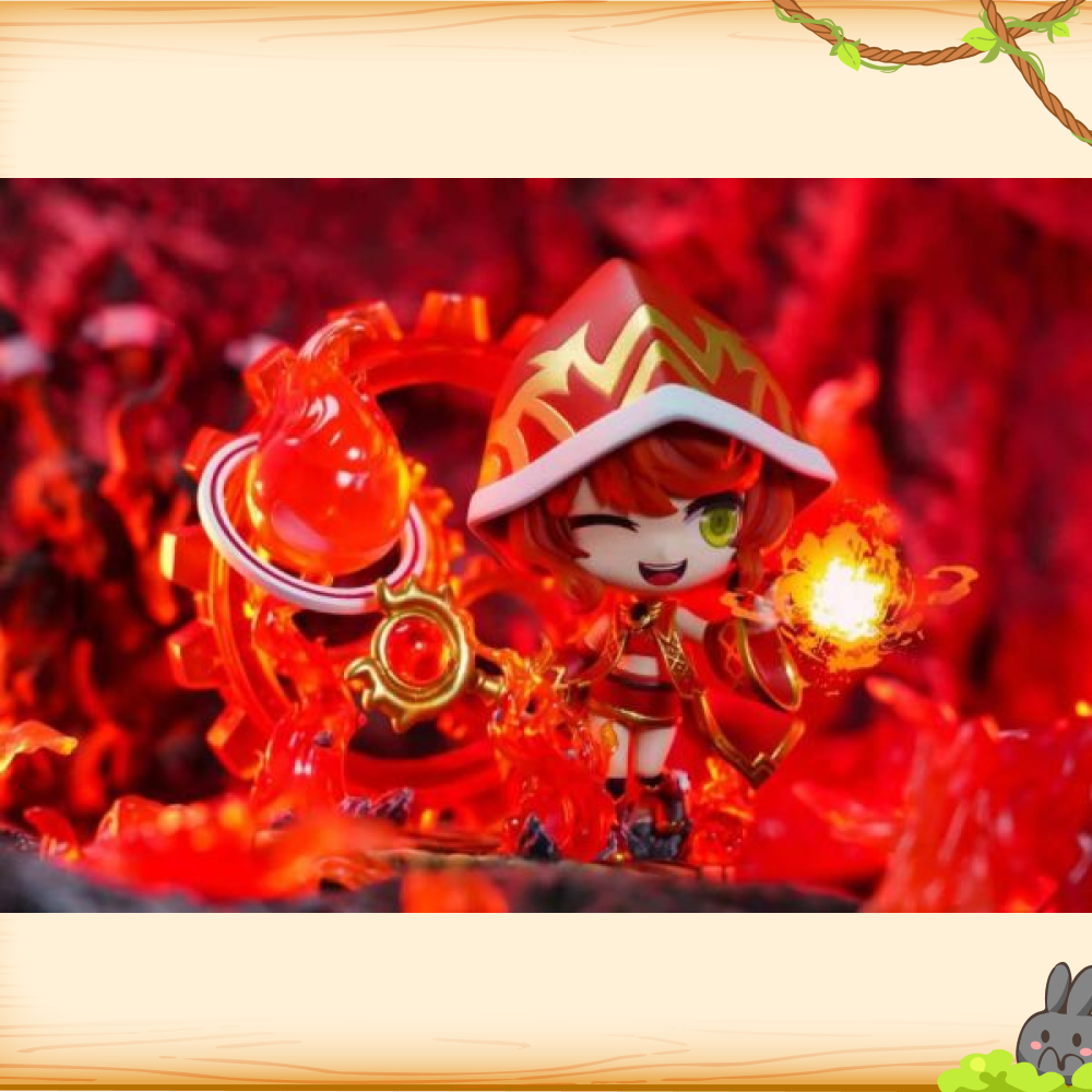 YMG > 楓之谷 > 冒險島手辦 騎士團炎術士奧茲輪播圖