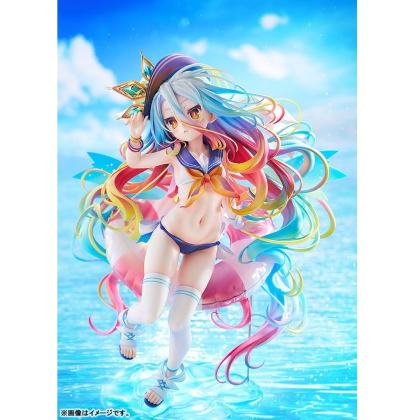 GSC 1/7 NO GAME NO LIFE 遊戲人生 白 水手服風泳裝Ver.