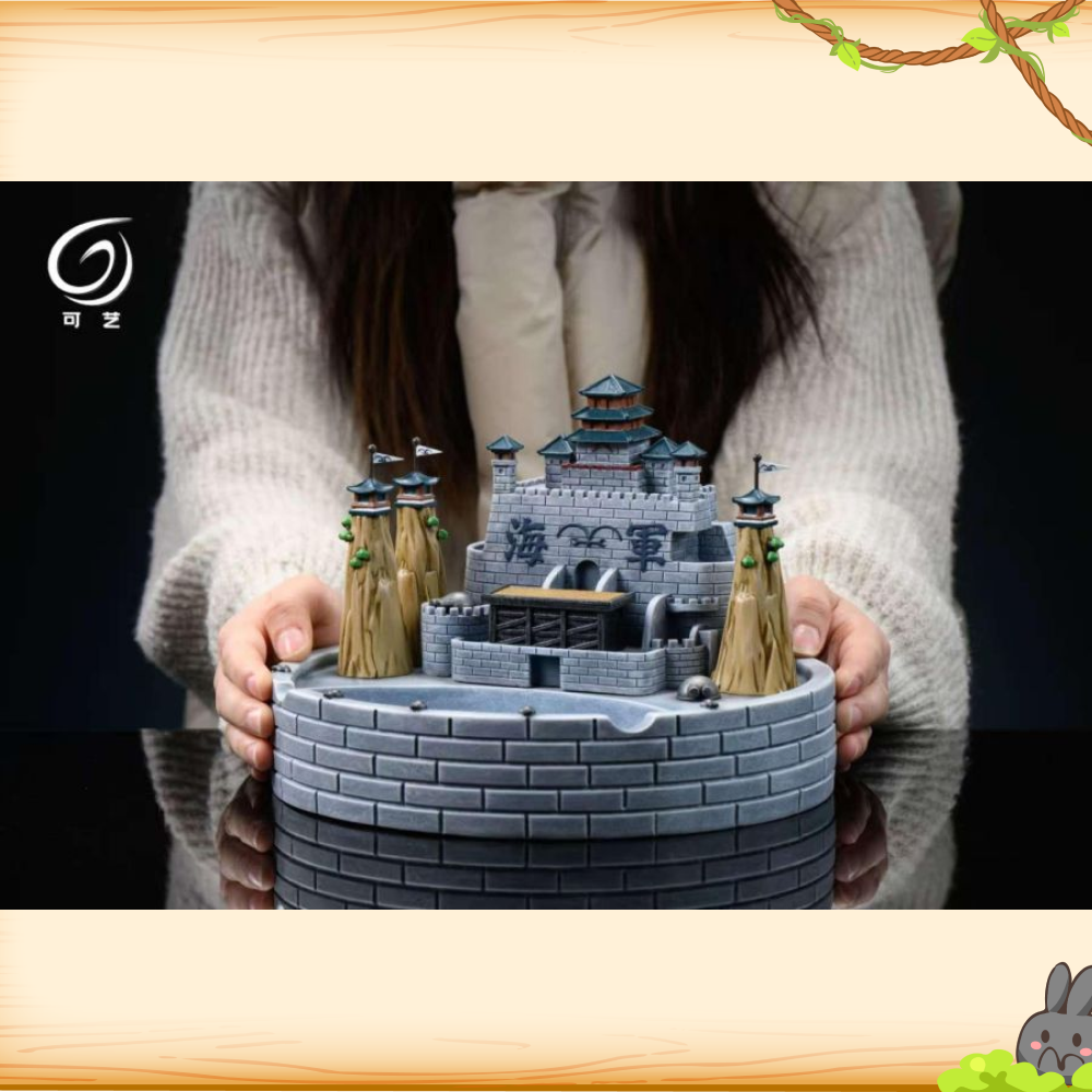 可藝模玩 > 海賊王 > 馬林福特海軍本部創意擺件 煙灰缸