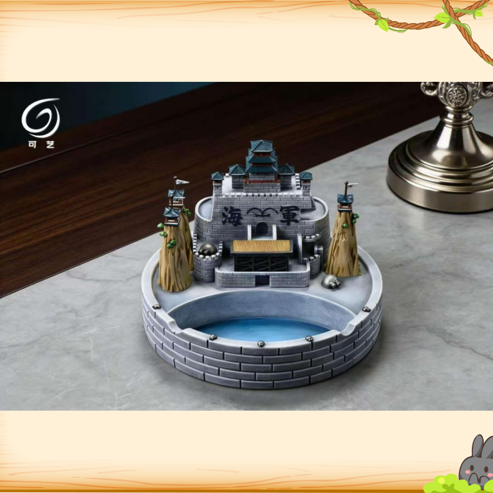 可藝模玩 > 海賊王 > 馬林福特海軍本部創意擺件 煙灰缸輪播圖