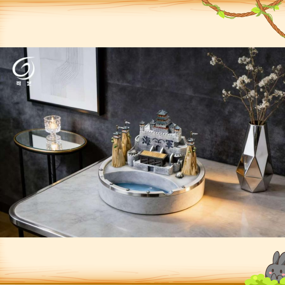 可藝模玩 > 海賊王 > 馬林福特海軍本部創意擺件 煙灰缸輪播圖