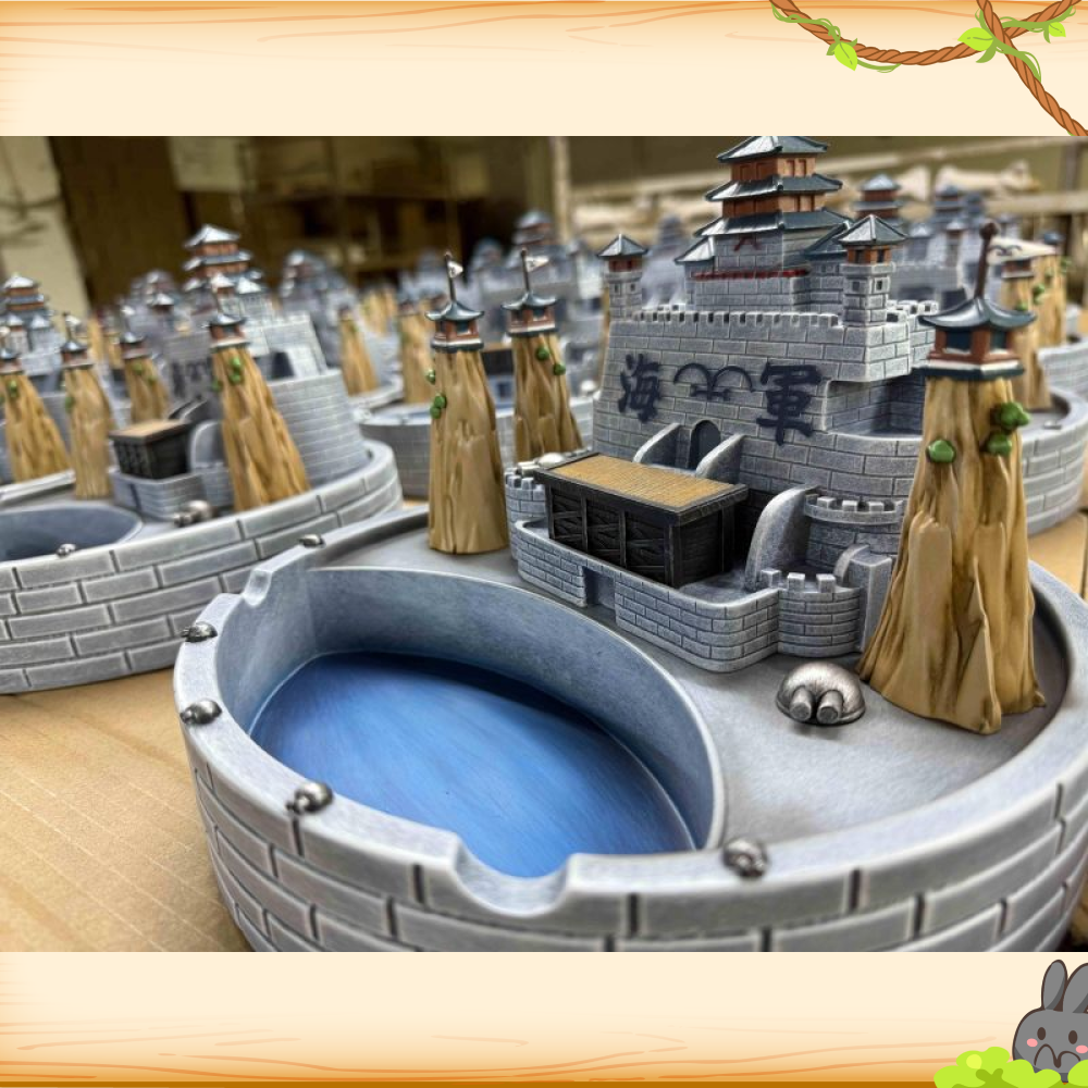 可藝模玩 > 海賊王 > 馬林福特海軍本部創意擺件 煙灰缸輪播圖