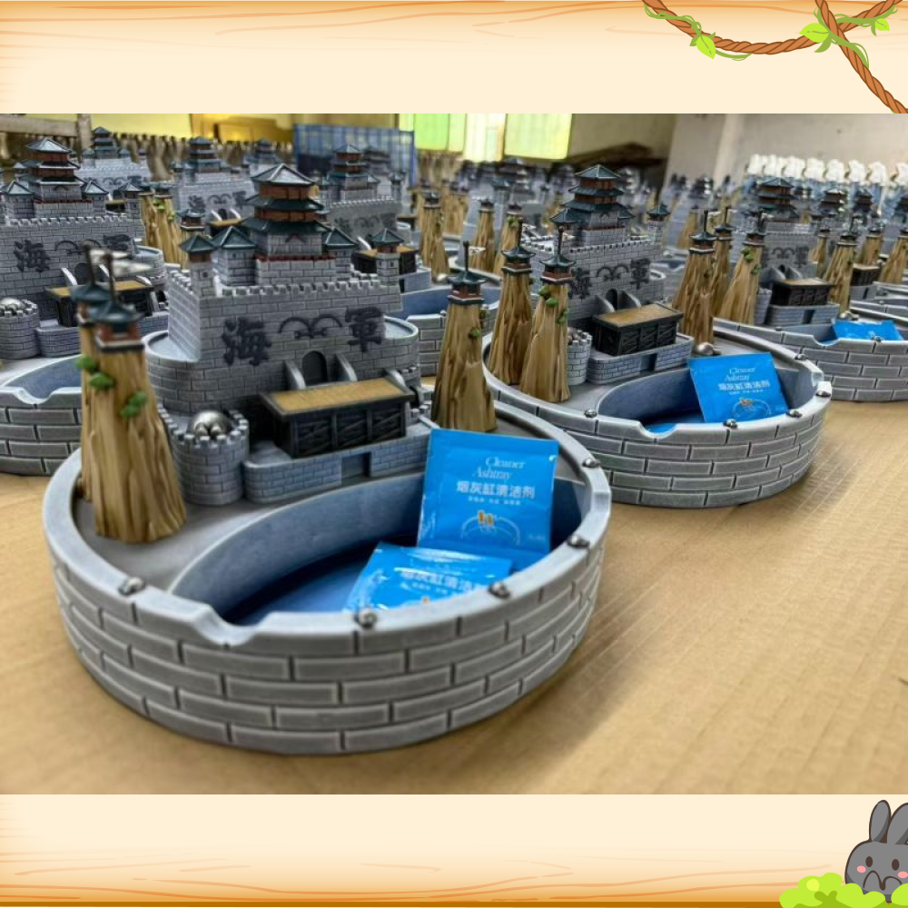 可藝模玩 > 海賊王 > 馬林福特海軍本部創意擺件 煙灰缸輪播圖