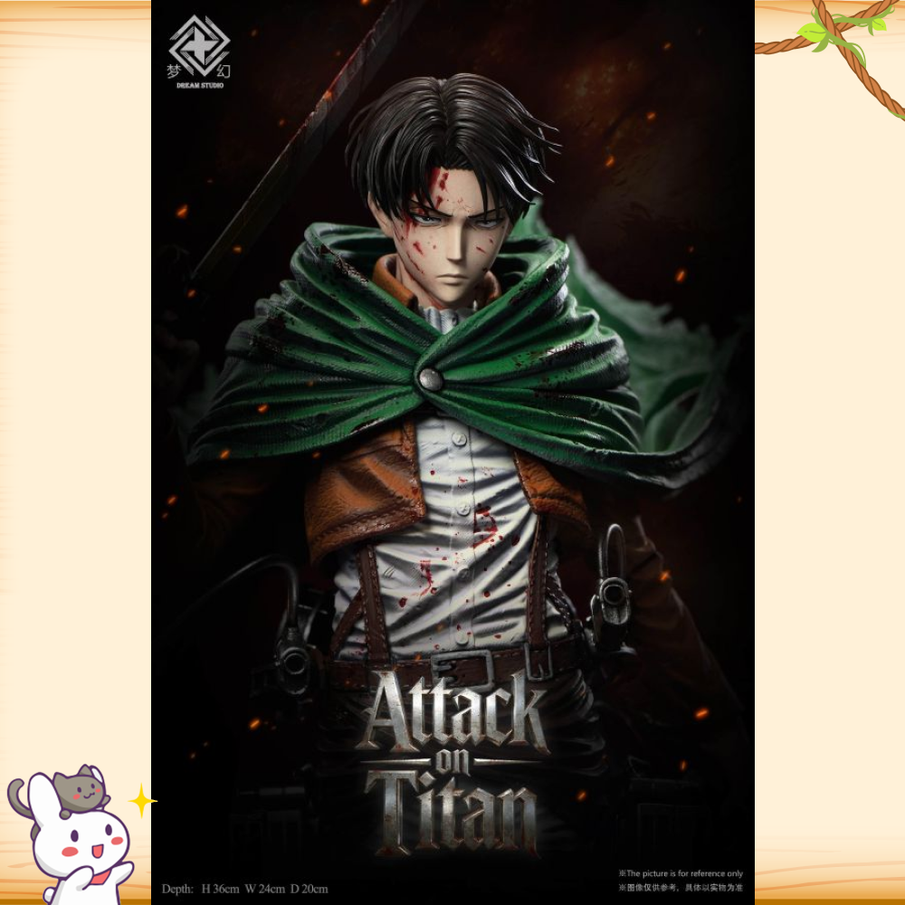 夢幻工作室 > 進擊的巨人 > 1/6 首款巨人 兵長 里維阿卡曼輪播圖