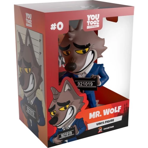 Youtooz 壞蛋聯盟2 狼先生 5.2吋 不可動 搪膠公仔