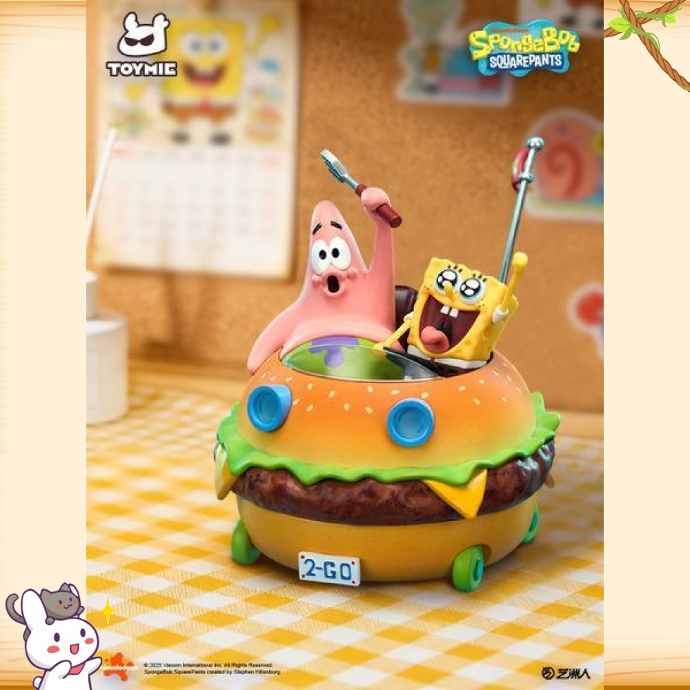 《正版授權》TOYMIE > 海綿寶寶 > 蟹堡飛車 磁懸浮夜燈輪播圖