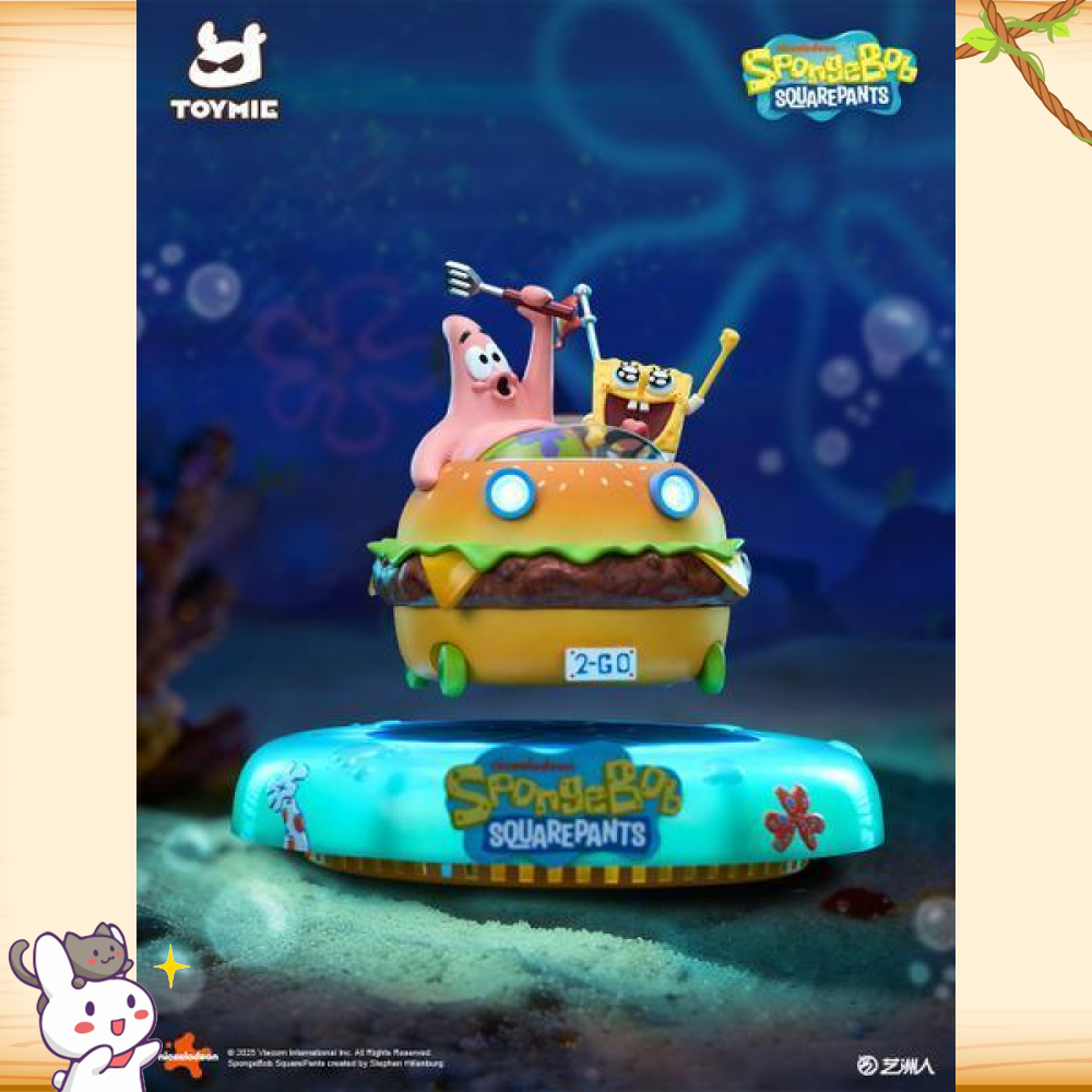 《正版授權》TOYMIE > 海綿寶寶 > 蟹堡飛車 磁懸浮夜燈輪播圖