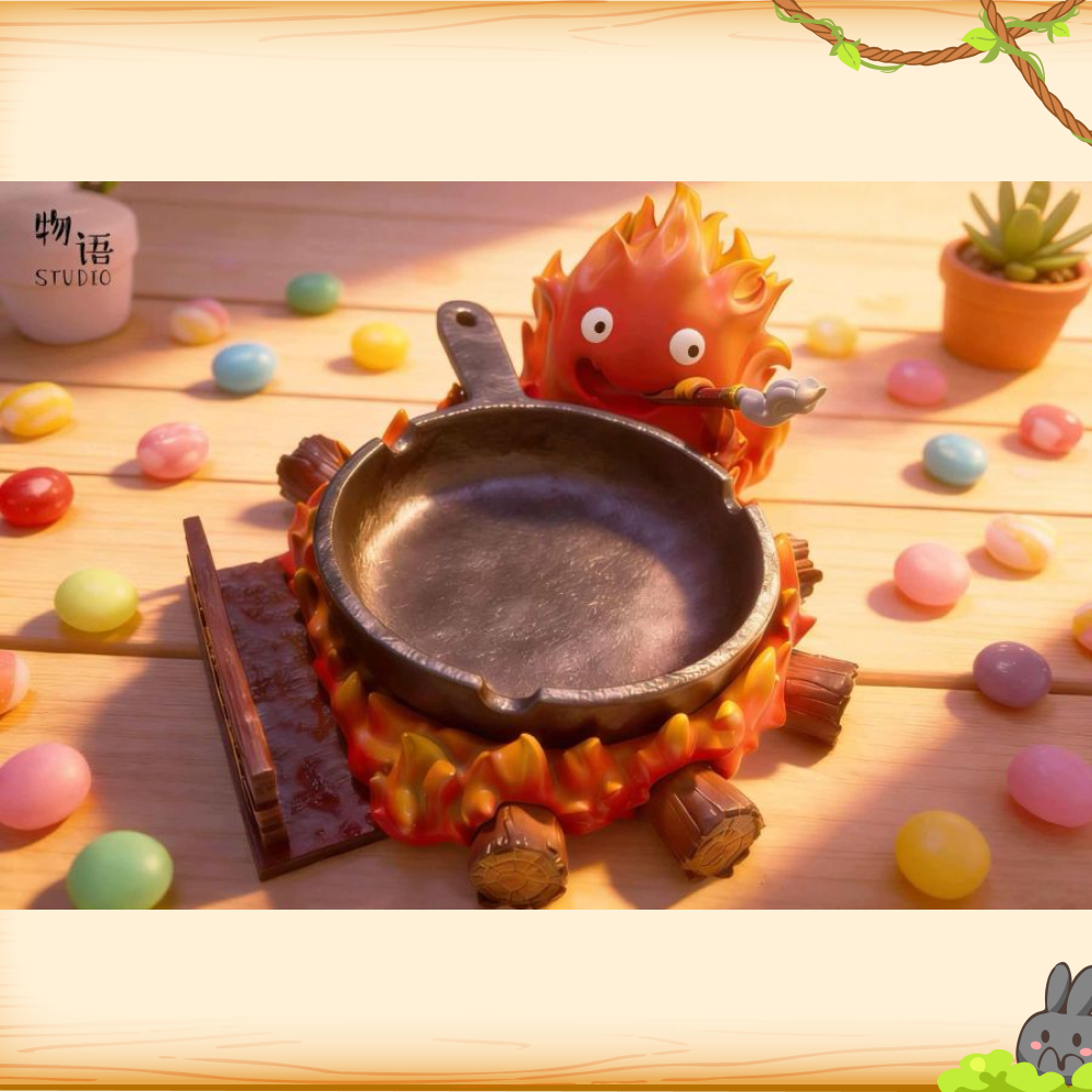 物語工作室 > 宮崎駿 > 霍爾的移動城堡 卡西法煙灰缸