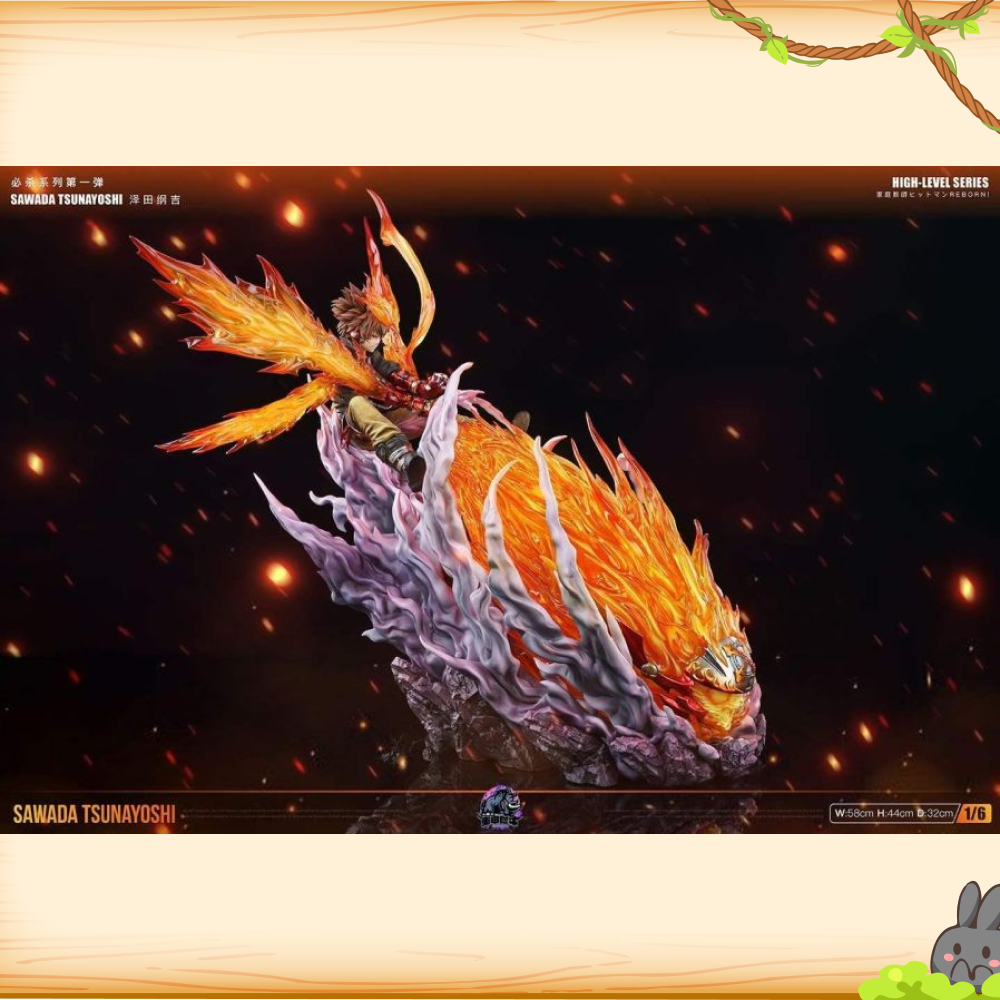 重甲犀牛 > 家庭教師HITMAN REBORN! > 1/6 Double X Burner 全新必殺系列 繼承者篇 沢田綱吉輪播圖