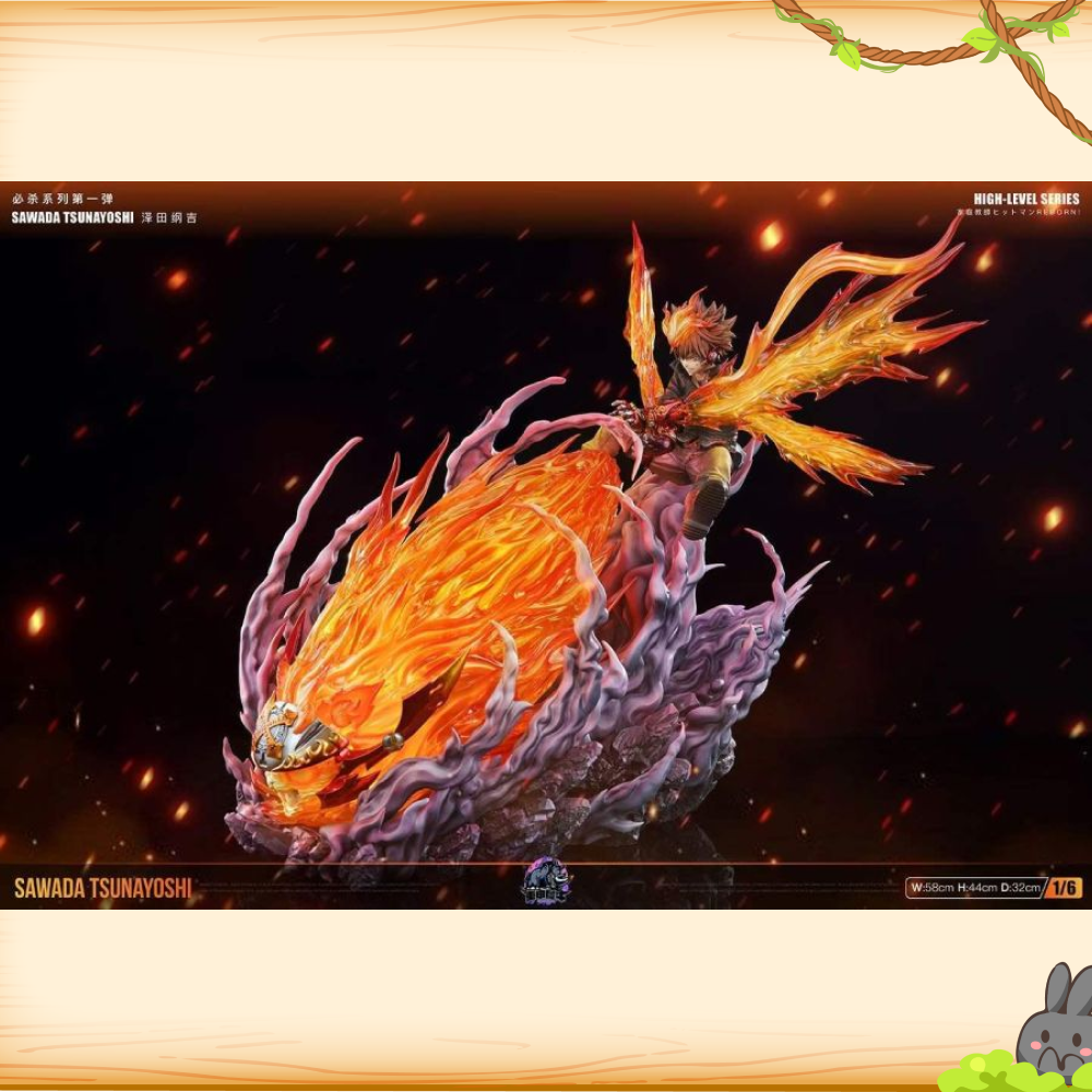 重甲犀牛 > 家庭教師HITMAN REBORN! > 1/6 Double X Burner 全新必殺系列 繼承者篇 沢田綱吉輪播圖