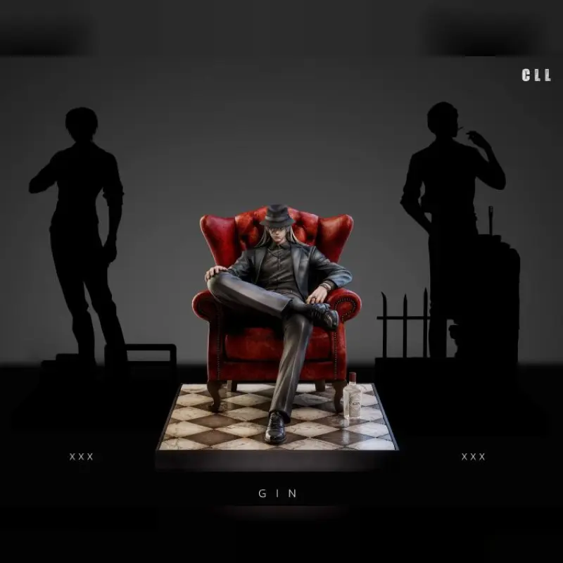 Celluloid(CLL) > 名偵探柯南 > 1/6 黑衣組織三人組輪播圖