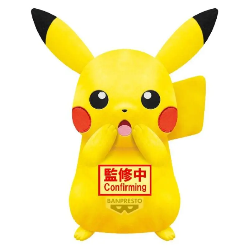 BANPRESTO 精靈寶可夢 絨毛玩偶 皮卡丘 驚訝ver.