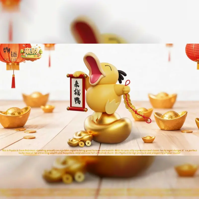 來財工作室 > 寶可夢 > 招財可達鴨 來錢鴨