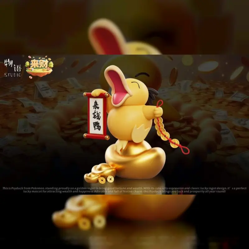 來財工作室 > 寶可夢 > 招財可達鴨 來錢鴨輪播圖