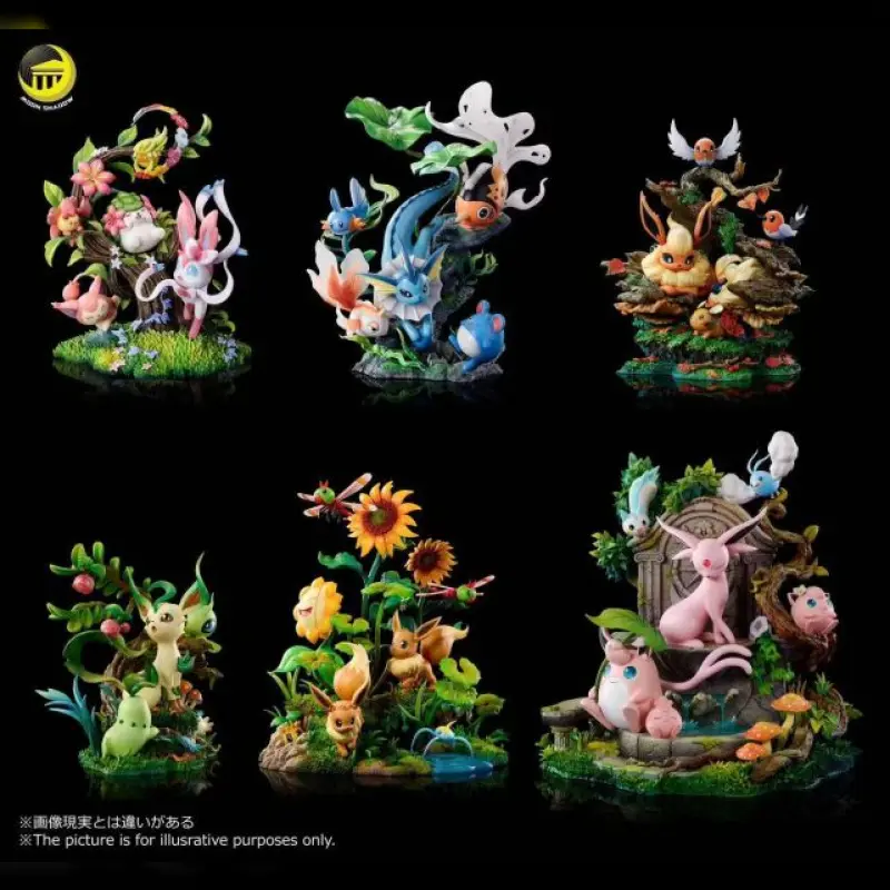 月影殿 > 寶可夢 > 太陽伊布胖丁家族場景 (雙版本)輪播圖