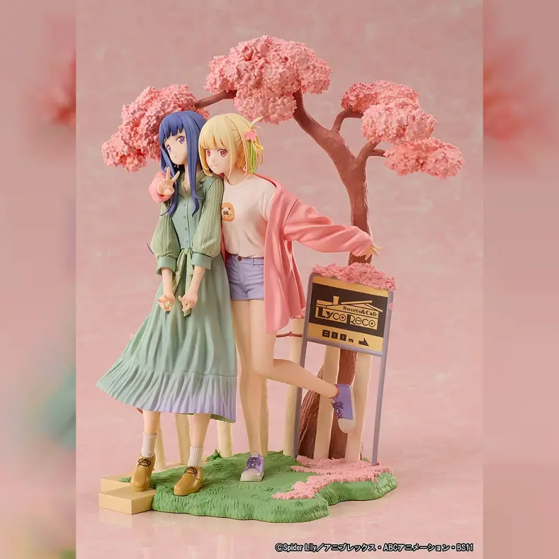 Aniplex 電視動畫《Lycoris Recoil 莉可麗絲》 錦木千束＆井之上瀧奈 春天Ver. 無比例模型輪播圖