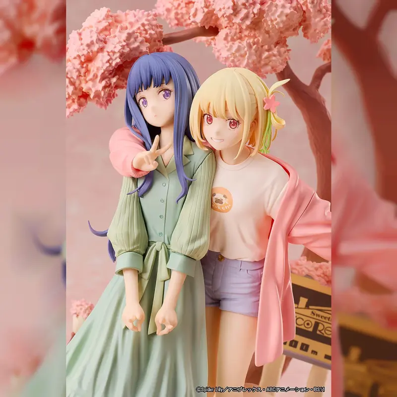 Aniplex 電視動畫《Lycoris Recoil 莉可麗絲》 錦木千束＆井之上瀧奈 春天Ver. 無比例模型輪播圖