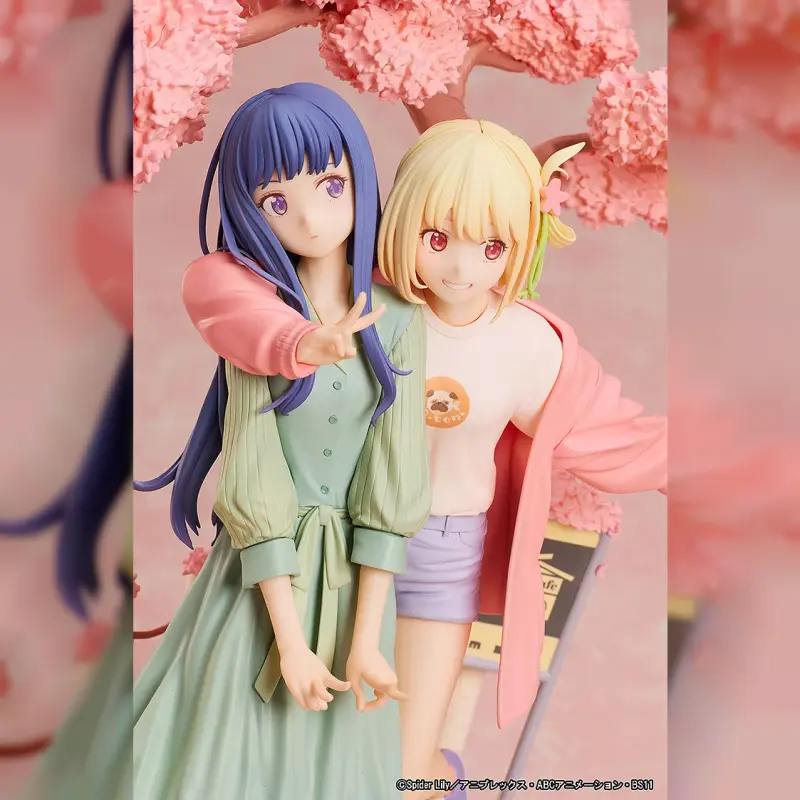 Aniplex 電視動畫《Lycoris Recoil 莉可麗絲》 錦木千束＆井之上瀧奈 春天Ver. 無比例模型輪播圖
