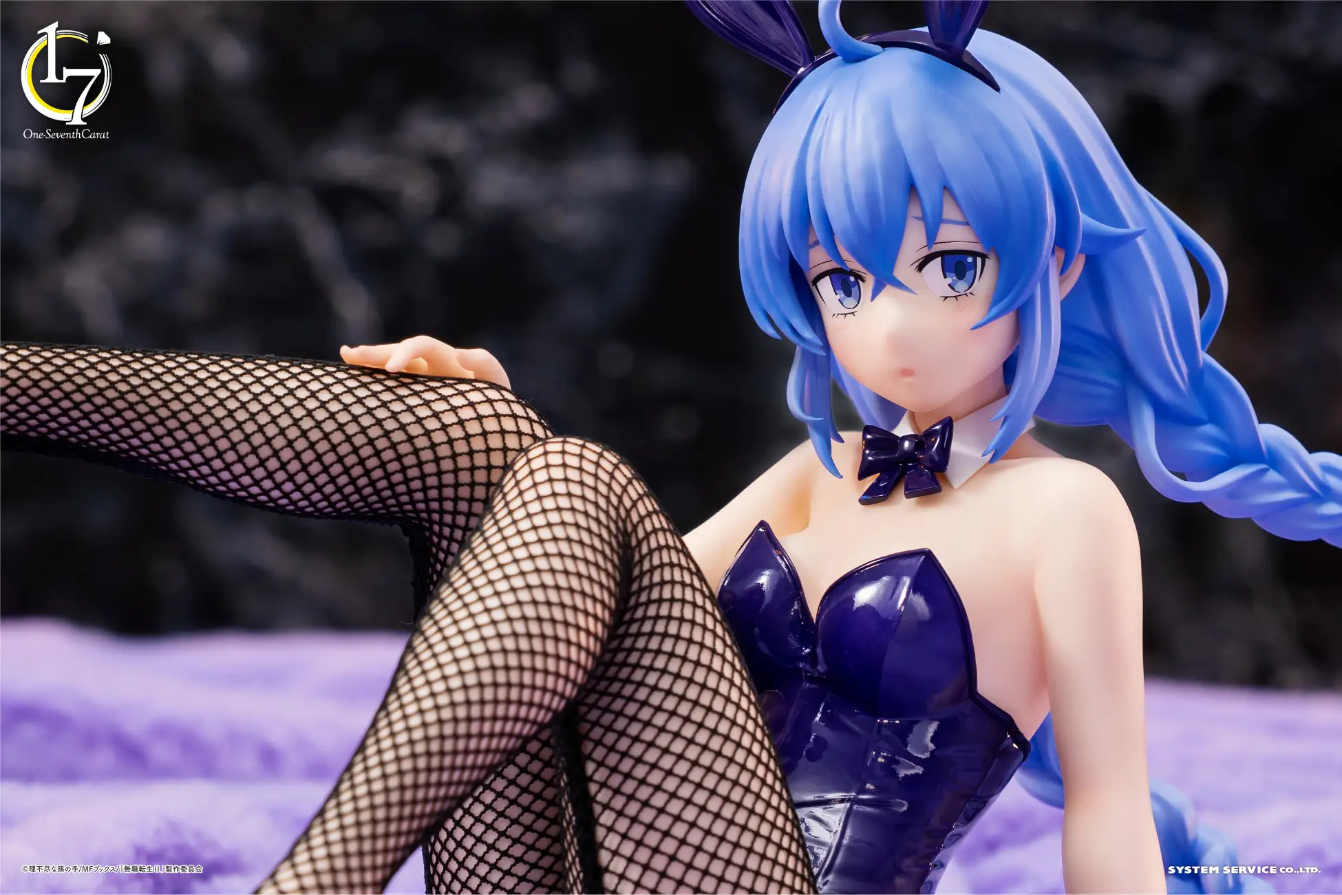 SYSTEM SERVICE 無業轉生2 One-Seventh Carat Figure 洛琪希‧米格路迪亞 兔女郎偏光色Ver.輪播圖