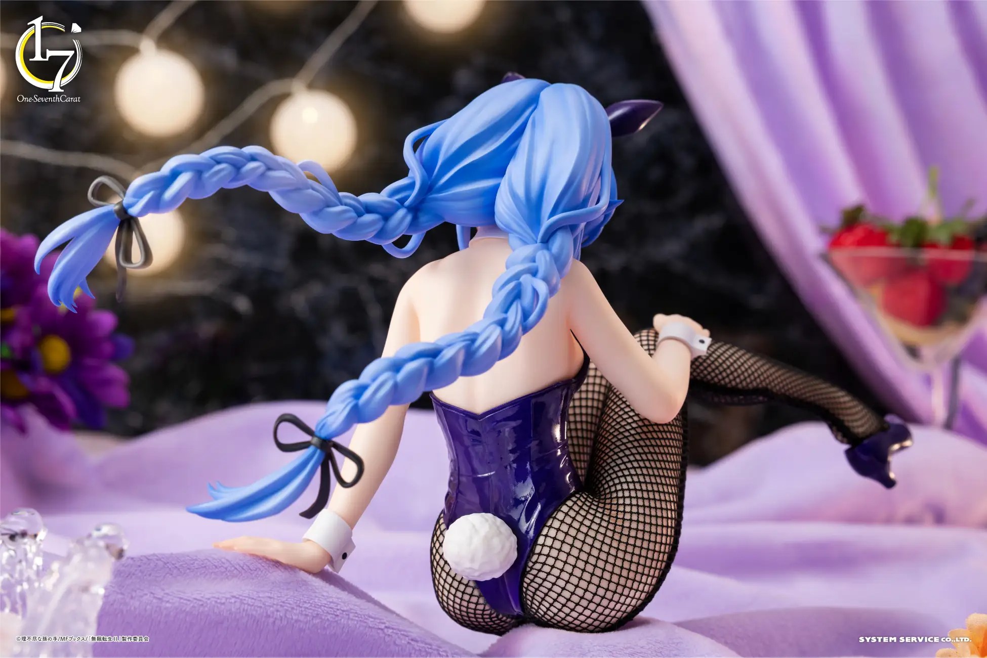 SYSTEM SERVICE 無業轉生2 One-Seventh Carat Figure 洛琪希‧米格路迪亞 兔女郎偏光色Ver.輪播圖