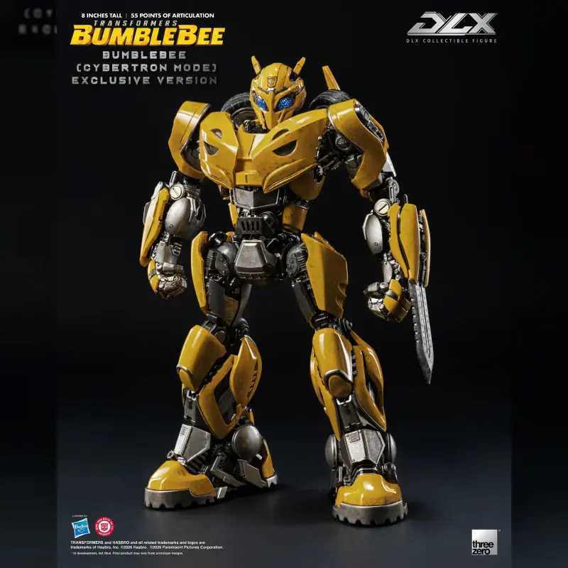 Threezero DLX 變形金剛:大黃蜂 大黃蜂 (賽博坦模式) 約8吋 3Z10496W0