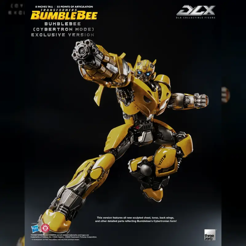Threezero DLX 變形金剛:大黃蜂 大黃蜂 (賽博坦模式) 約8吋 3Z10496W0輪播圖