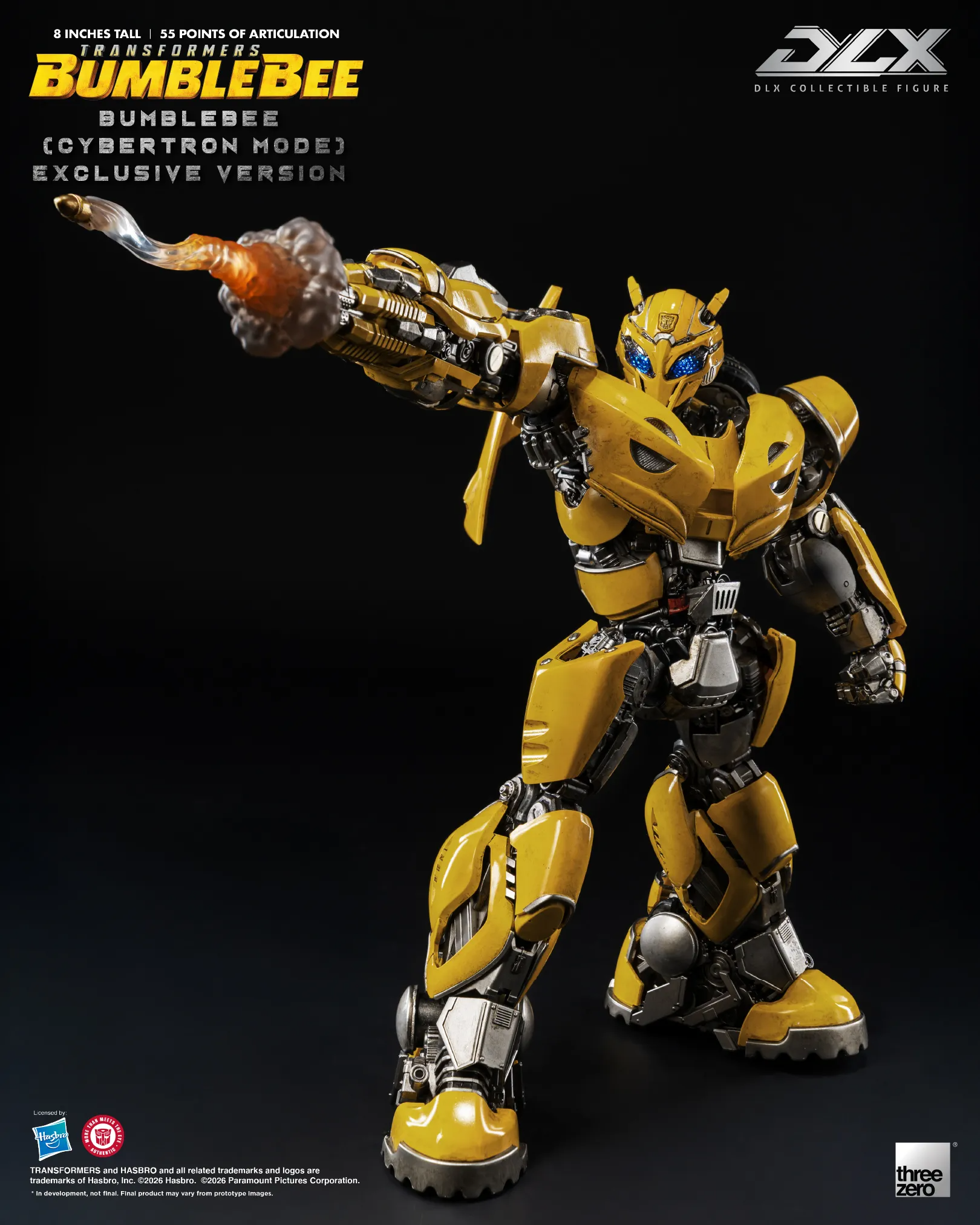 Threezero DLX 變形金剛:大黃蜂 大黃蜂 (賽博坦模式) 約8吋 3Z10496W0輪播圖