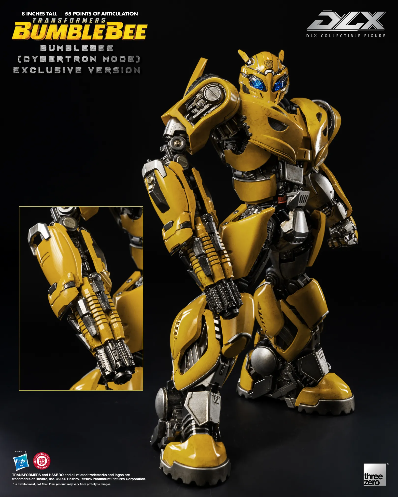 Threezero DLX 變形金剛:大黃蜂 大黃蜂 (賽博坦模式) 約8吋 3Z10496W0輪播圖