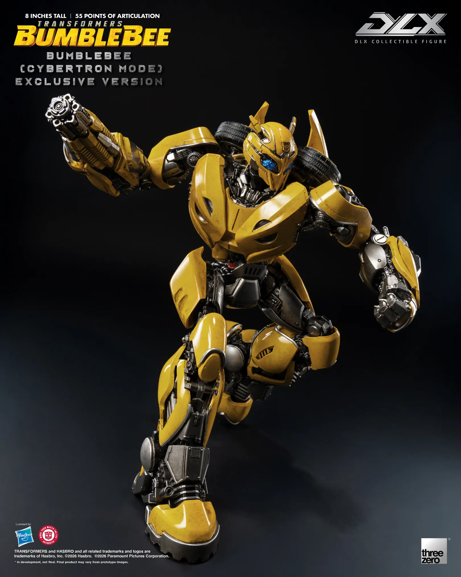 Threezero DLX 變形金剛:大黃蜂 大黃蜂 (賽博坦模式) 約8吋 3Z10496W0輪播圖