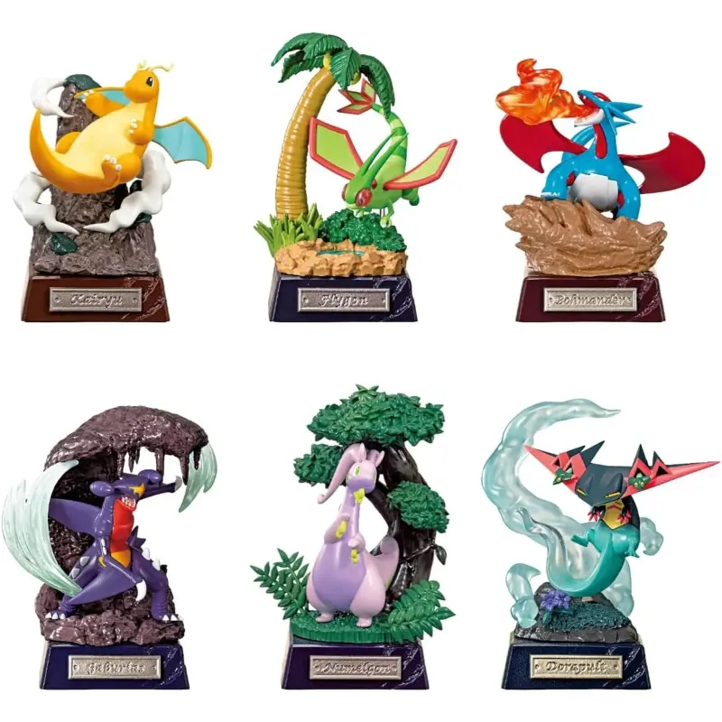 Re-ment 盒玩 POCKET STATUE 寶可夢 -龍屬性- (全6種)