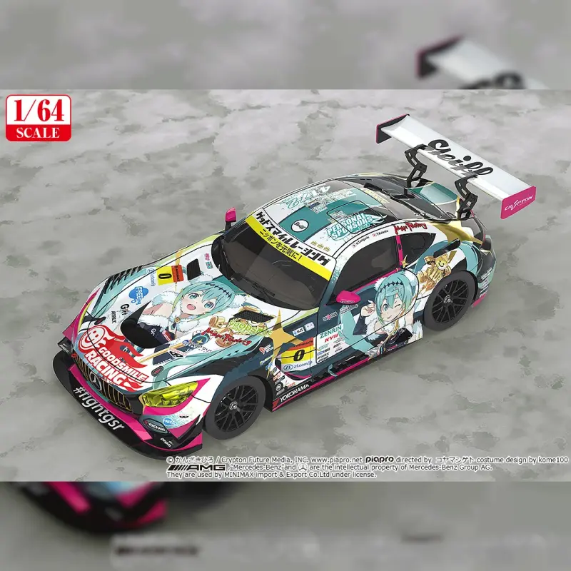 GOODSMILE RACING 1/64 Good Smile 初音未來 AMG 2018 SUPER GT Ver.