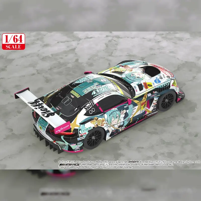 GOODSMILE RACING 1/64 Good Smile 初音未來 AMG 2018 SUPER GT Ver.輪播圖