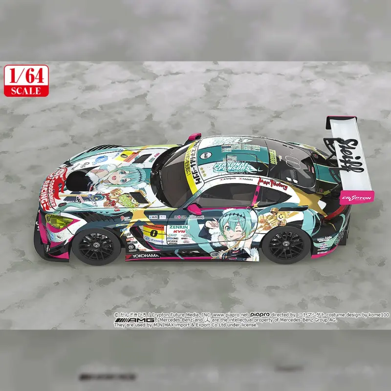 GOODSMILE RACING 1/64 Good Smile 初音未來 AMG 2018 SUPER GT Ver.輪播圖