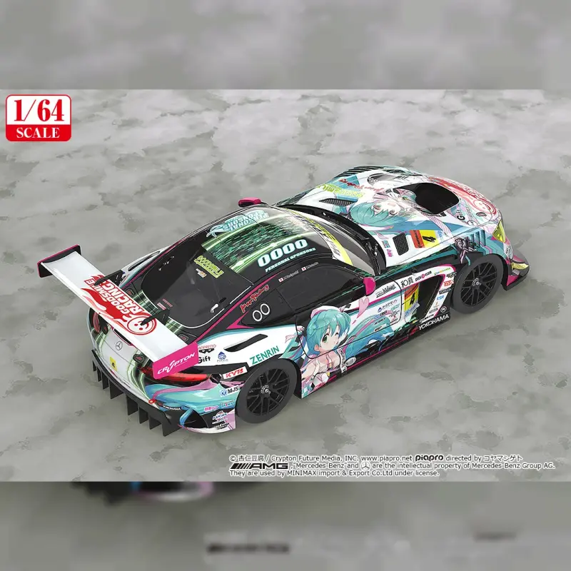 GOODSMILE RACING 1/64 Good Smile 初音未來 AMG 2019 SUPER GT Ver.輪播圖