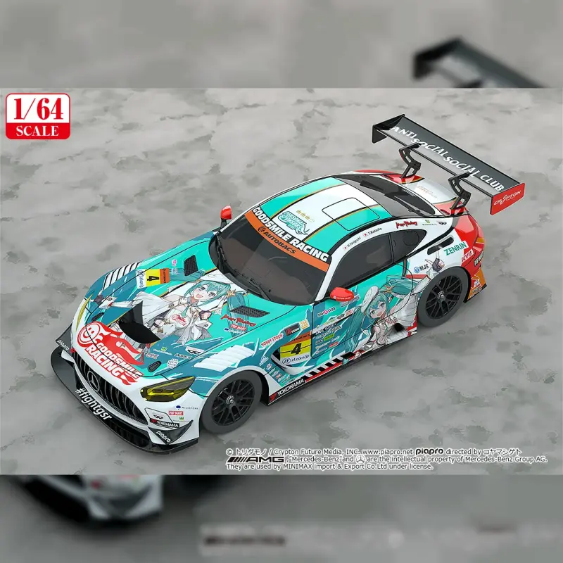 GOODSMILE RACING 1/64 Good Smile 初音未來 AMG 2023 開幕戰Ver.