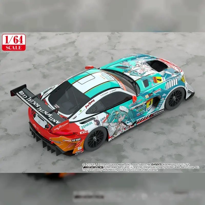 GOODSMILE RACING 1/64 Good Smile 初音未來 AMG 2023 開幕戰Ver.輪播圖