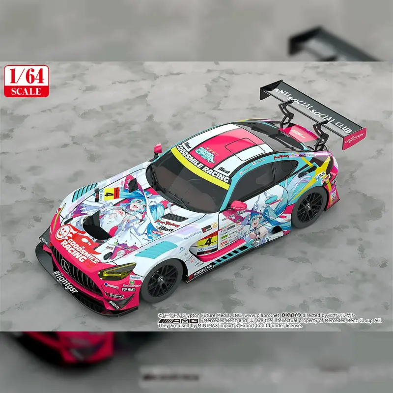 GOODSMILE RACING 1/64 Good Smile 初音未來 AMG 2024 開幕戰Ver.