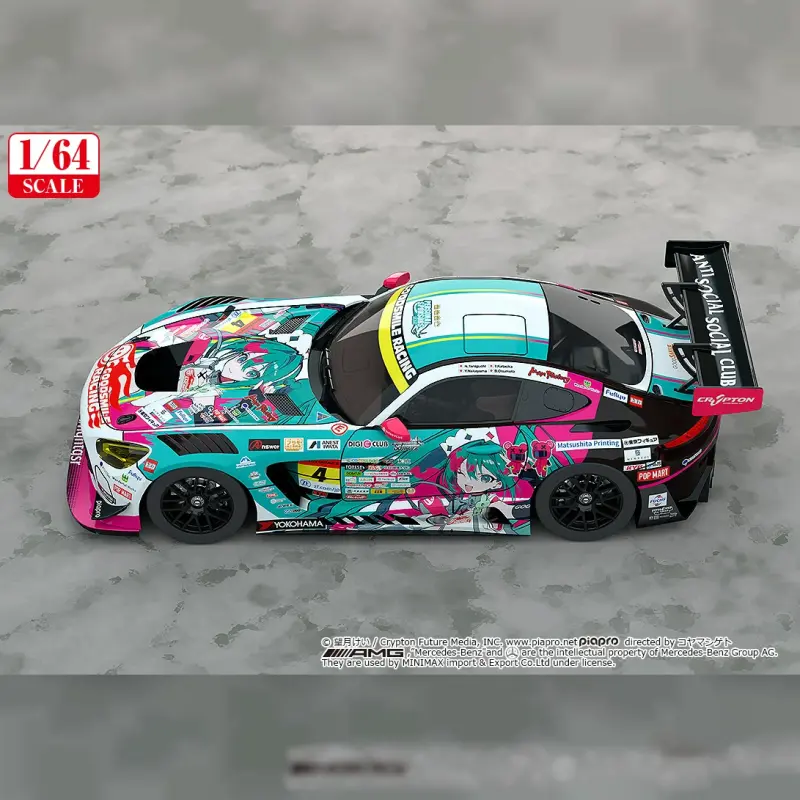 GOODSMILE RACING 1/64 Good Smile 初音未來 AMG 2025 Presentation Ver.輪播圖