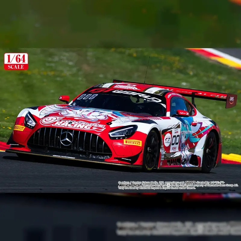 GOODSMILE RACING 1/64 Good Smile 初音未來 AMG 2025 SPA24H Ver.