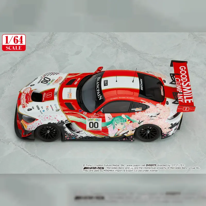 GOODSMILE RACING 1/64 Good Smile 初音未來 AMG 2017 SPA24H Ver.輪播圖