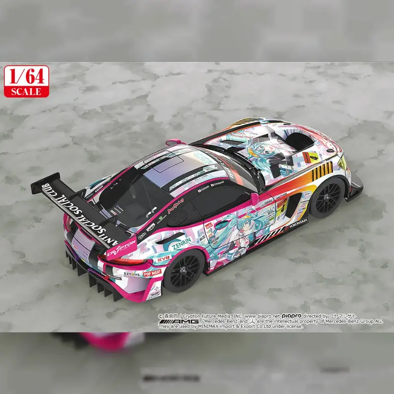 GOODSMILE RACING 1/64 Good Smile 初音未來 AMG 2021 SUPER GT 第5戰Ver.輪播圖