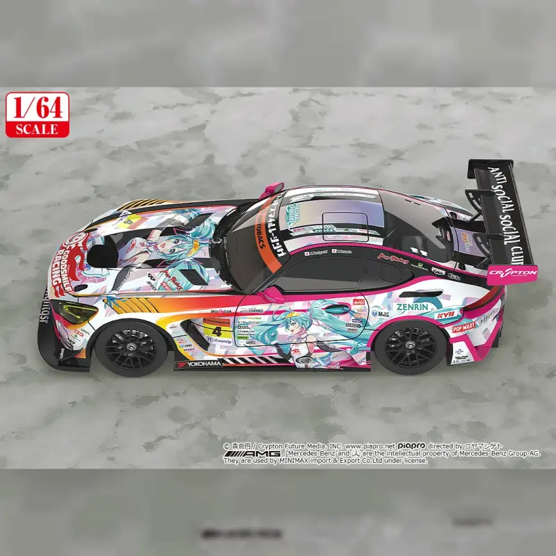 GOODSMILE RACING 1/64 Good Smile 初音未來 AMG 2021 SUPER GT 第5戰Ver.輪播圖