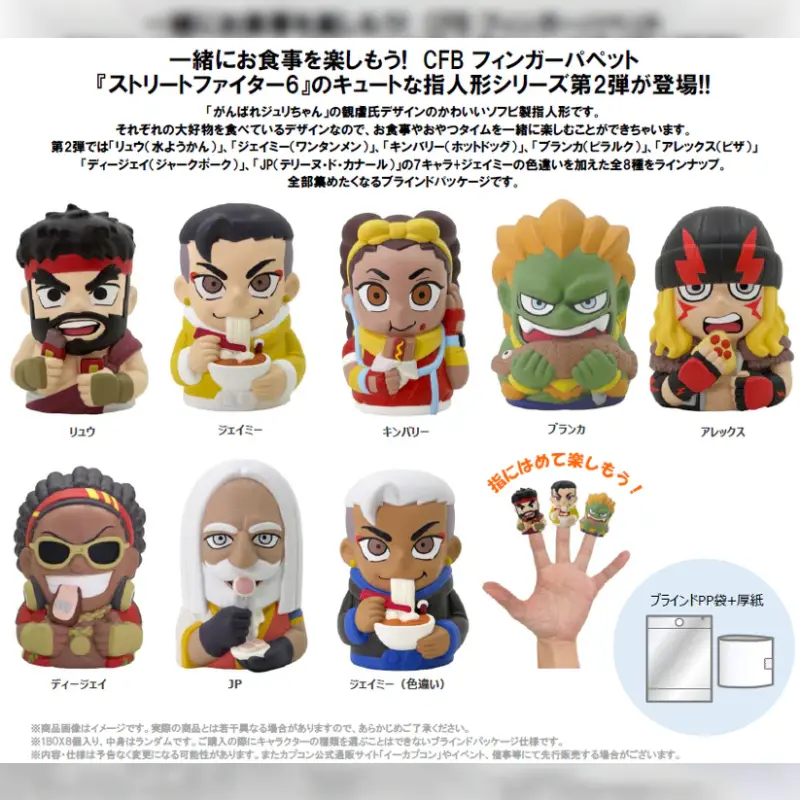 CAPCOM Capcom Figure Builder  手指玩偶 快打旋風6 Vol. 2輪播圖