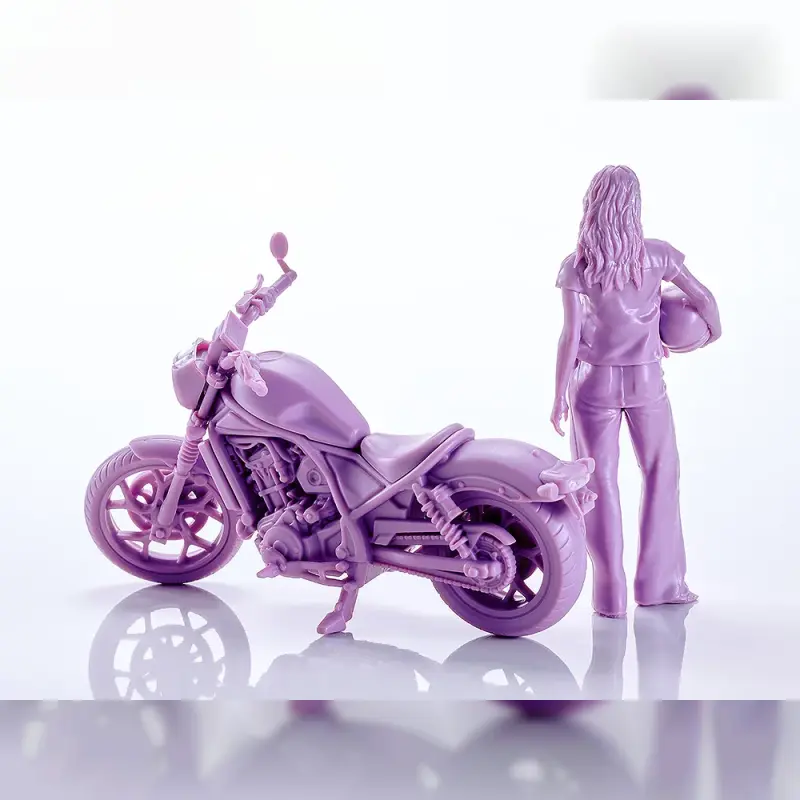 Max Factory 1/20 PLAMAX MF-101 Rider's portrait Honda Rebel 1100 薰衣草紫輪播圖