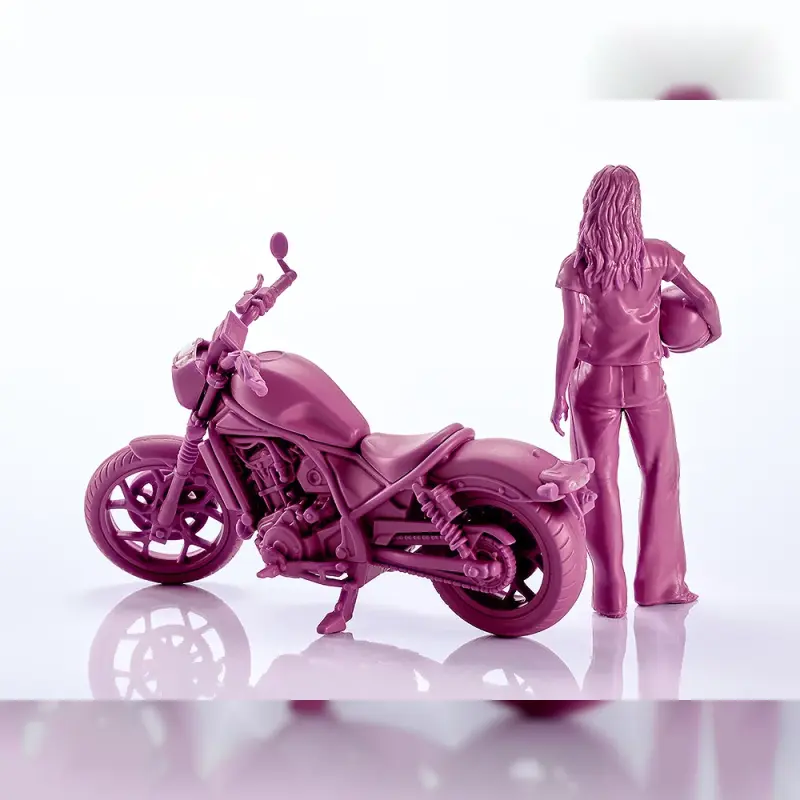 Max Factory 1/20 PLAMAX MF-101 Rider's portrait Honda Rebel 1100 酒紅輪播圖