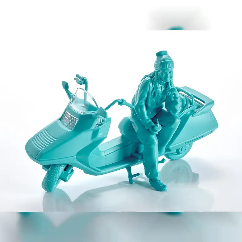 Max Factory 1/20 PLAMAX MF-102 Rider's portrait Honda Fusion 土耳其藍